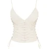 Antonella Off White Gorset z wegańskiej skóry Antonella Off White Gorset z wegańskiej skóry