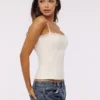 Biała bawełniana bluzka Chloe z koronką broderie anglaise Biała bawełniana bluzka Chloe z koronką broderie anglaise