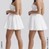 Biała mini sukienka bez ramiączek z gorsetem „Katherine” Biała mini sukienka bez ramiączek z gorsetem „Katherine”