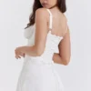 Biała mini sukienka gorsetowa Carlotta Biała mini sukienka gorsetowa Carlotta