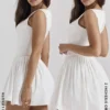 Biała plisowana mini sukienka Cupid Biała plisowana mini sukienka Cupid