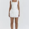 Biała spódniczka warstwowa Fifi Biała spódniczka warstwowa Fifi