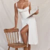 Biała sukienka Letnia z gorsetem Carmen Biała sukienka Letnia z gorsetem Carmen