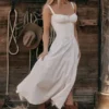 Biała sukienka Letnia z gorsetem Carmen Biała sukienka Letnia z gorsetem Carmen