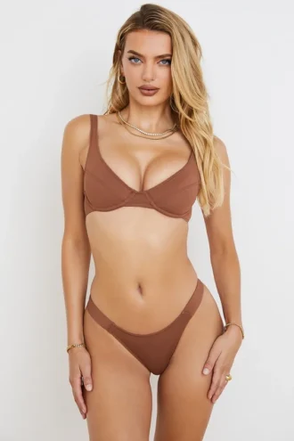 Bikini z fiszbinami Mariposa Chocolate