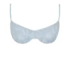 Biustonosz bikini z fiszbinami w niebieski wzór paisley Biustonosz bikini z fiszbinami w niebieski wzór paisley