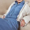 Bluza z kapturem Halo Azure z bawełnianym polarem Bluza z kapturem Halo Azure z bawełnianym polarem