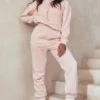 Bluza z kapturem Halo Blush z bawełnianym polarem w stylu oversize Bluza z kapturem Halo Blush z bawełnianym polarem w stylu oversize