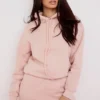Bluza z kapturem Halo Blush z bawełnianym polarem w stylu oversize Bluza z kapturem Halo Blush z bawełnianym polarem w stylu oversize