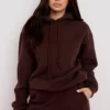 Bluza z kapturem Halo Chocolate z bawełnianym polarem Bluza z kapturem Halo Chocolate z bawełnianym polarem