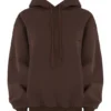 Bluza z kapturem Halo Chocolate z bawełnianym polarem Bluza z kapturem Halo Chocolate z bawełnianym polarem