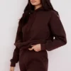 Bluza z kapturem Halo Chocolate z bawełnianym polarem Bluza z kapturem Halo Chocolate z bawełnianym polarem