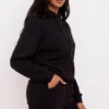 Bluza z kapturem Halo Ink z bawełny z polarową podszewką