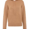 Bluza z kapturem Jionni z mieszanki kaszmiru w kolorze camel Bluza z kapturem Jionni z mieszanki kaszmiru w kolorze camel