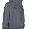 Bluza z kapturem Mirage Slate z bawełnianym polarem i zamkiem Bluza z kapturem Mirage Slate z bawełnianym polarem i zamkiem