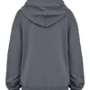 Bluza z kapturem Mirage Slate z bawełnianym polarem i zamkiem Bluza z kapturem Mirage Slate z bawełnianym polarem i zamkiem