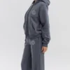 Bluza z kapturem Mirage Slate z bawełnianym polarem i zamkiem Bluza z kapturem Mirage Slate z bawełnianym polarem i zamkiem