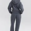Bluza z kapturem Mirage Slate z bawełnianym polarem i zamkiem Bluza z kapturem Mirage Slate z bawełnianym polarem i zamkiem