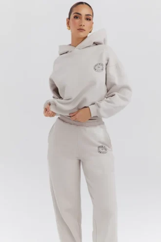Bluza z kapturem Muse Cloud z bawełnianym polarem