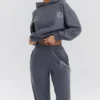 Bluza z kapturem Muse Slate z bawełnianym polarem Bluza z kapturem Muse Slate z bawełnianym polarem