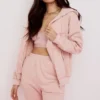 Bluza z kapturem Storm Blush z bawełnianym polarem i zamkiem błyskawicznym Bluza z kapturem Storm Blush z bawełnianym polarem i zamkiem błyskawicznym