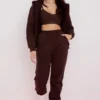 Bluza z kapturem Storm Chocolate z polarową podszewką i zamkiem Bluza z kapturem Storm Chocolate z polarową podszewką i zamkiem