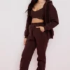 Bluza z kapturem Storm Chocolate z polarową podszewką i zamkiem Bluza z kapturem Storm Chocolate z polarową podszewką i zamkiem