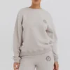 Bluza z okrągłym dekoltem z bawełnianego polaru Haze Cloud Bluza z okrągłym dekoltem z bawełnianego polaru Haze Cloud