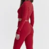 Bluzka z dzianiny prążkowanej Perla Cherry Bluzka z dzianiny prążkowanej Perla Cherry
