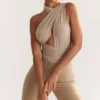Body Cheyanne Ecru z marszczeniami Body Cheyanne Ecru z marszczeniami