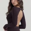 Body Inoe Espresso z odkrytymi plecami Body Inoe Espresso z odkrytymi plecami