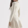 Caprice Cream Dainty Knit Mini Sukienka Caprice Cream Dainty Knit Mini Sukienka
