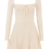 Caprice Cream Dainty Knit Mini Sukienka Caprice Cream Dainty Knit Mini Sukienka