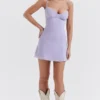Christiana Lavender Mini Sukienka Christiana Lavender Mini Sukienka