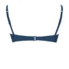 Ciemnoniebieski stanik bikini z marszczeniami „Cassis” Ciemnoniebieski stanik bikini z marszczeniami „Cassis”