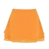 Clarice Tangerine Floaty Layered Mini Spódnica
