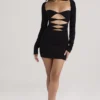 Czarna mini sukienka Elize Czarna mini sukienka Elize