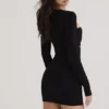 Czarna mini sukienka Elize Czarna mini sukienka Elize