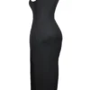 Czarna sukienka maxi Filomena Czarna sukienka maxi Filomena