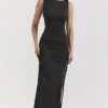 Czarna sukienka maxi Filomena Czarna sukienka maxi Filomena