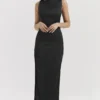 Czarna sukienka maxi Filomena Czarna sukienka maxi Filomena