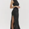Czarna sukienka maxi Filomena Czarna sukienka maxi Filomena