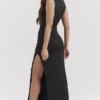Czarna sukienka maxi Filomena Czarna sukienka maxi Filomena