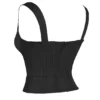 Czarny satynowy gorset Liberty Czarny satynowy gorset Liberty