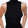 Czarny top z odkrytymi plecami Dina Czarny top z odkrytymi plecami Dina