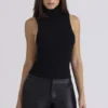Czarny top z odkrytymi plecami Dina Czarny top z odkrytymi plecami Dina