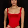Długi gorset Rafa Scarlet Satin Długi gorset Rafa Scarlet Satin