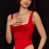 Długi gorset Rafa Scarlet Satin Długi gorset Rafa Scarlet Satin