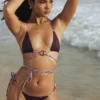 Dwustronny stanik bikini typu halter Naxos Prune Dwustronny stanik bikini typu halter Naxos Prune