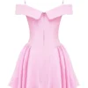 Elida Cotton Candy Twill – mini sukienka z odkrytymi ramionami Elida Cotton Candy Twill – mini sukienka z odkrytymi ramionami